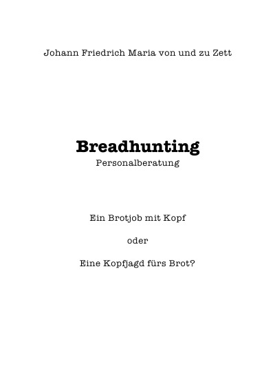 'Cover von BREADHUNTING'-Cover