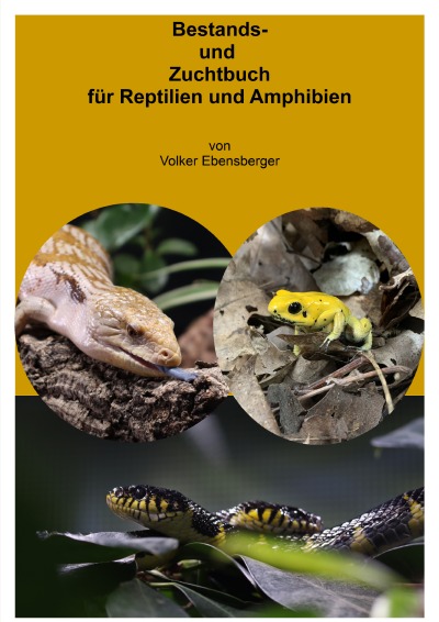 'Cover von Bestands- und Zuchtbuch für Reptilien und Amphibien'-Cover