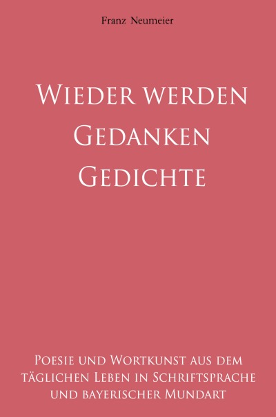 'Cover von Gedanken werden Gedichte'-Cover